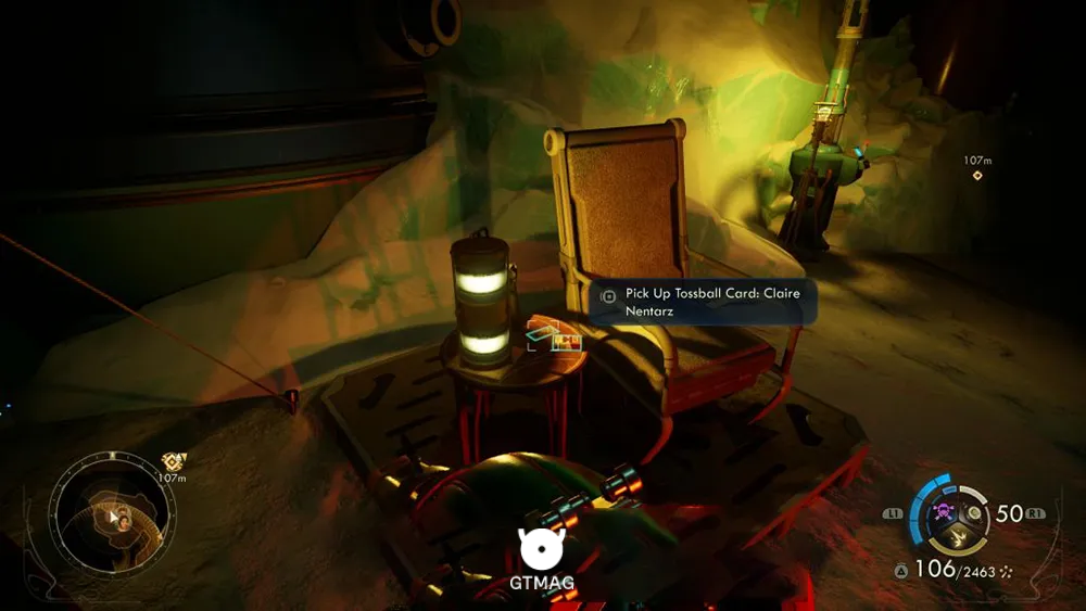 113. Tossball Card: Claire Nentarz - تمام موقعیت کارتهای Pitchball و Tossball در The Outer Worlds 2