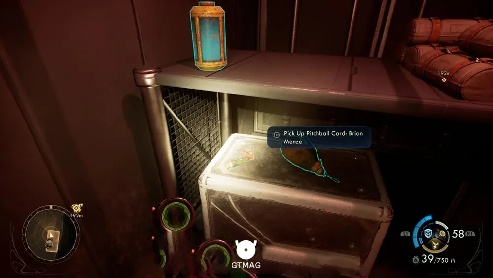 116. Pitchball Card: Brian Menze - تمام موقعیت کارتهای Pitchball و Tossball در The Outer Worlds 2
