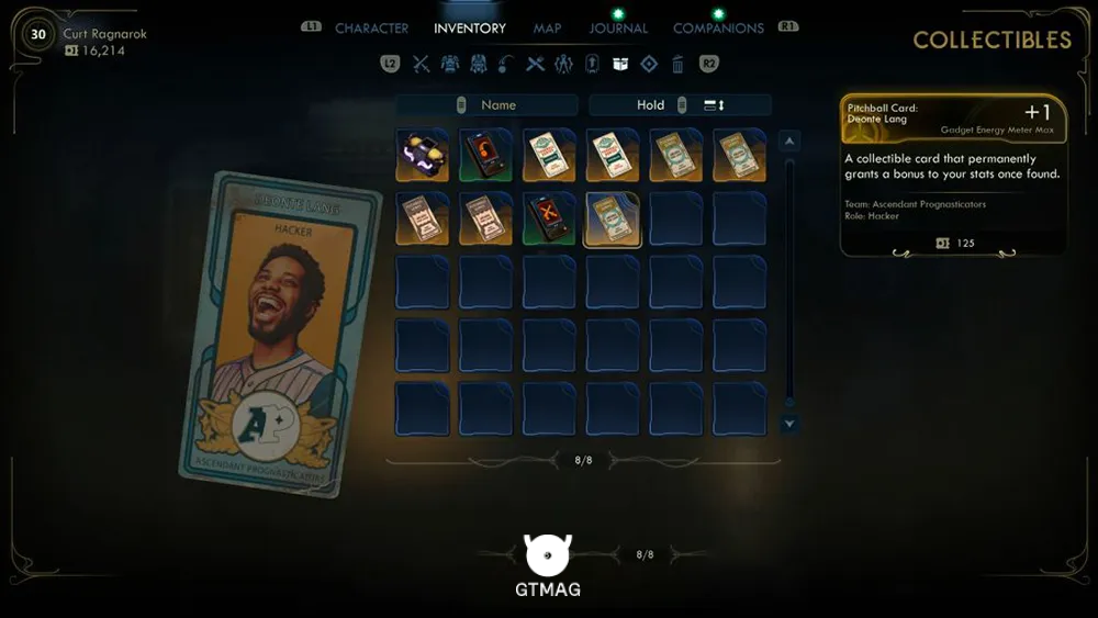 117. Pitchball Card: Deonte Lang - تمام موقعیت کارتهای Pitchball و Tossball در The Outer Worlds 2