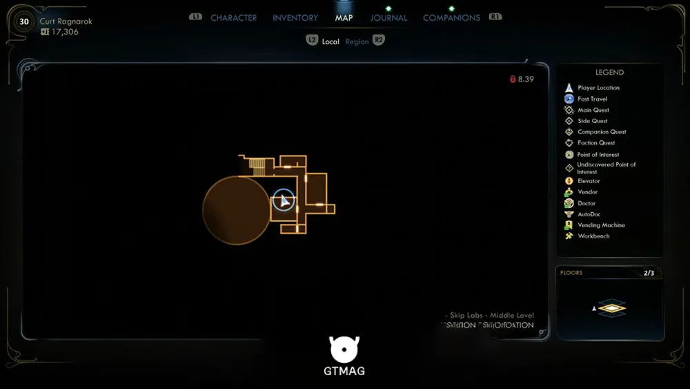122. Pitchball Card: Dexter Blackwell - تمام موقعیت کارتهای Pitchball و Tossball در The Outer Worlds 2