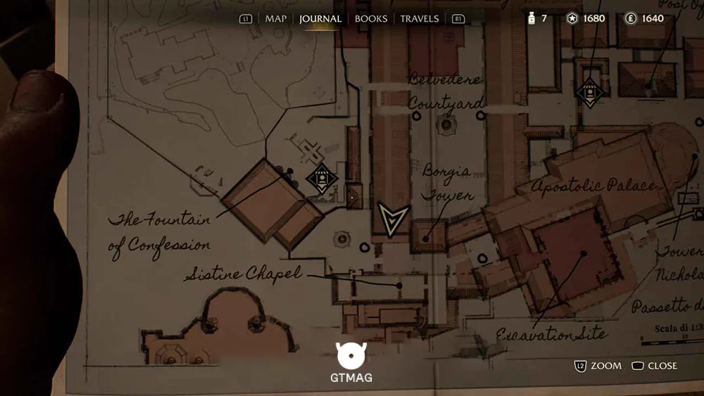 Mystery Note .12: Polybius Square Diagram با 15 AP - راهنمای ماموریت Father and Son در Indiana Jones and the Great Circle