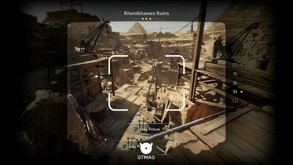 Fieldwork Note .8: Khentkawes Ruins، 45 AP - راهنمای ماموریت Secret of the Queen Mother در Indiana Jones and the Great Circle