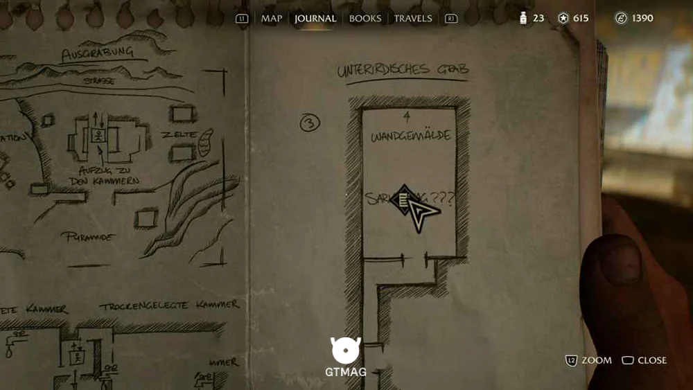 Fieldwork Note .14: Dig Report، 25 AP - راهنمای ماموریت Secret of the Queen Mother در Indiana Jones and the Great Circle