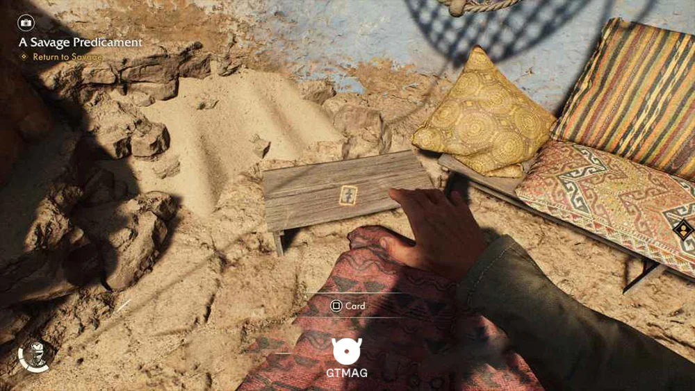 Fieldwork Note .2: Hanged Man Card، 25 AP - راهنمای ماموریت A Savage Predicament در Indiana Jones and the Great Circle