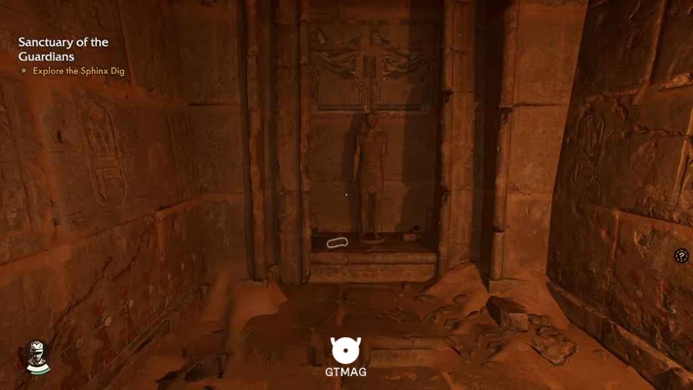 Ancient Relic .7: West Sphinx Ruins (80 AP) - راهنمای ماموریت Sanctuary of the Guardians در Indiana Jones and the Great Circle