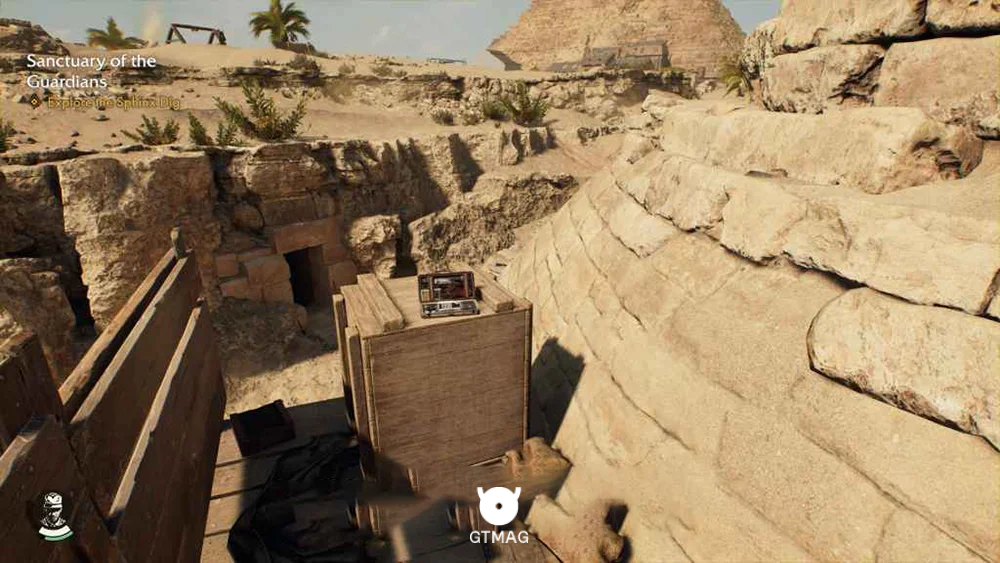 Medicine Bottle .24: Sphinx Scaffolding - راهنمای ماموریت Sanctuary of the Guardians در Indiana Jones and the Great Circle