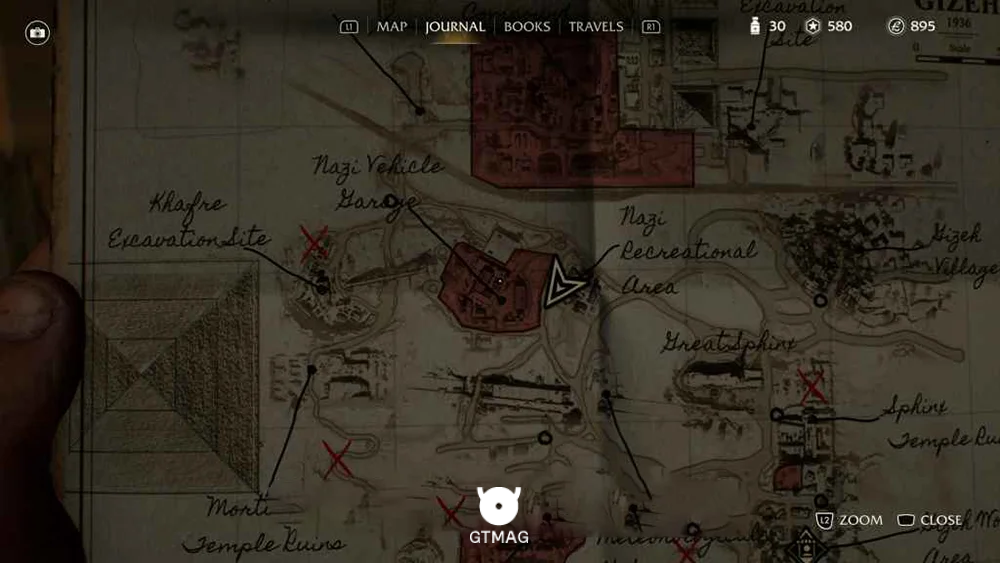 Discovery Note .75: Poker Tent (35 AP) - راهنمای ماموریت Sanctuary of the Guardians در Indiana Jones and the Great Circle