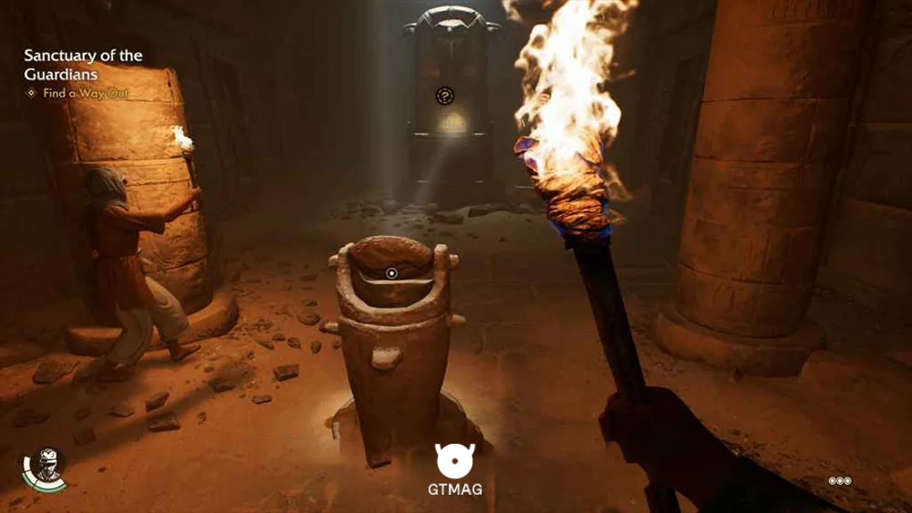 پیدا کردن راه خروج - راهنمای ماموریت Sanctuary of the Guardians در Indiana Jones and the Great Circle