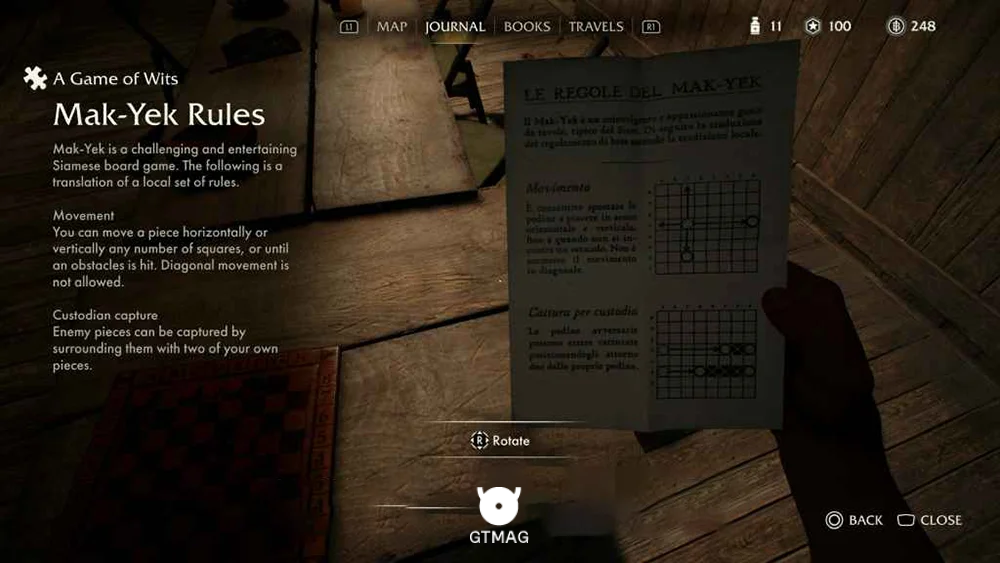 Mystery Note .6: Mak-Yek Rules 50 AP - راهنمای ماموریت A Game of Wits در Indiana Jones and the Great Circle