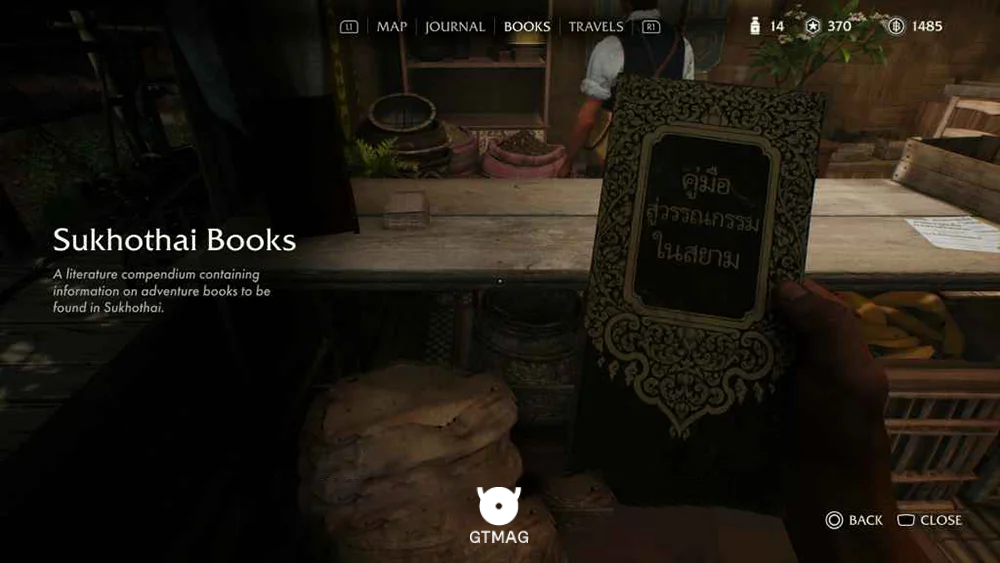 Adventure Book .12: Sukhothai Books با 450฿ - راهنمای ماموریت The Blessed Pearl در Indiana Jones and the Great Circle