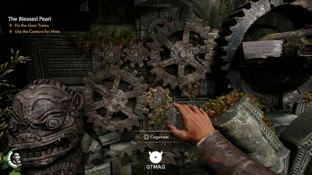 Small Cogwheel .3/10 - راهنمای ماموریت The Blessed Pearl در Indiana Jones and the Great Circle