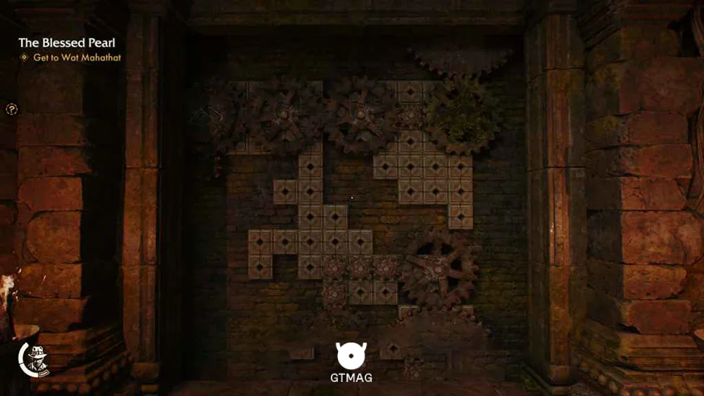 Small Cogwheel .6/10 - راهنمای ماموریت The Blessed Pearl در Indiana Jones and the Great Circle