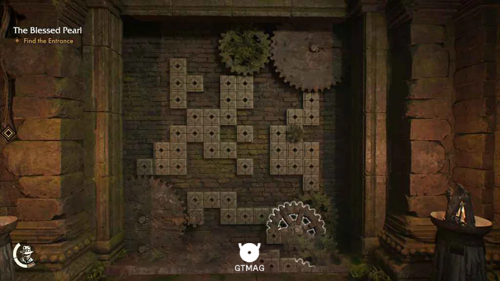 Small Cogwheel .9/10 - راهنمای ماموریت The Blessed Pearl در Indiana Jones and the Great Circle