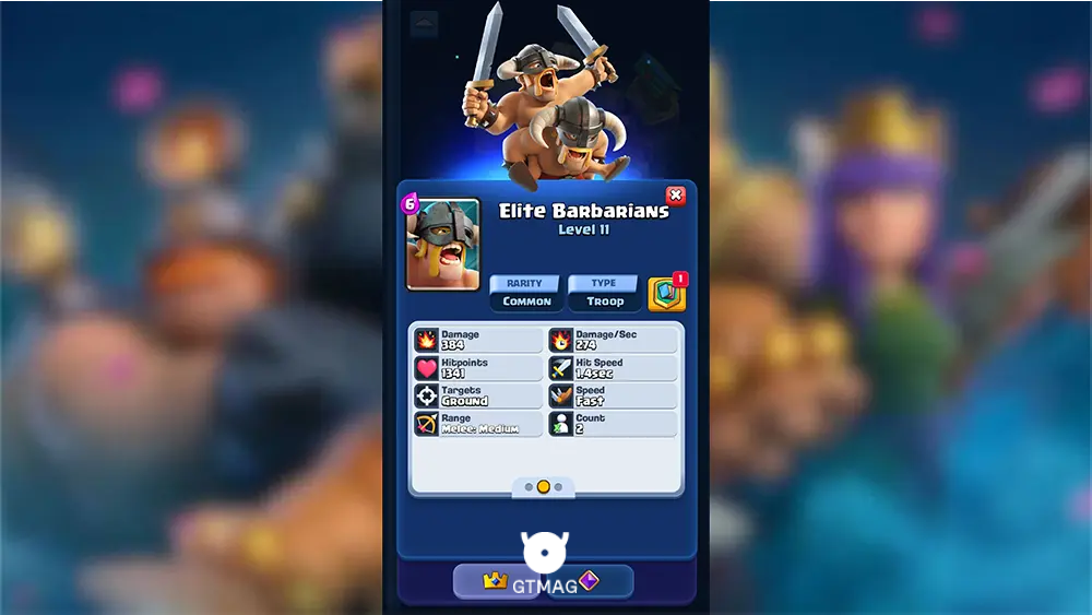Elite Barbarians - بهترین دک&zwnj;های آرنا 10 کلش رویال: Hog Mountain