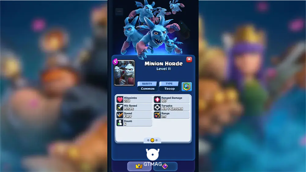 Minion Horde - بهترین دک&zwnj;های آرنا 10 کلش رویال: Hog Mountain