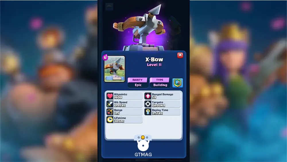 X-Bow - بهترین دک&zwnj;های آرنا 10 کلش رویال: Hog Mountain