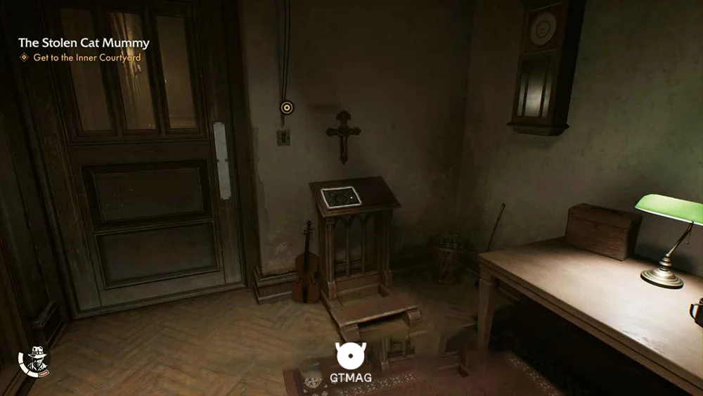 GET TO THE INNER COURTYARD - راهنمای ماموریت The Stolen Cat Mummy در Indiana Jones and the Great Circle