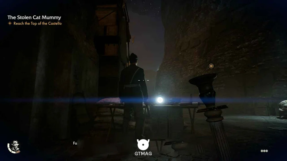 REACH THE TOP OF THE CASTELLO - راهنمای ماموریت The Stolen Cat Mummy در Indiana Jones and the Great Circle