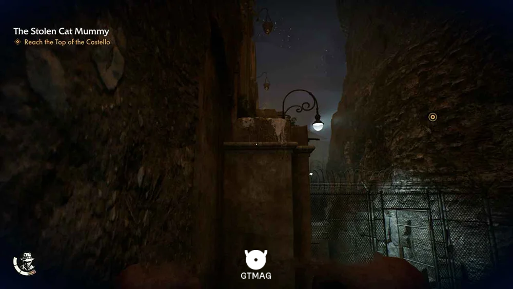 REACH THE TOP OF THE CASTELLO - راهنمای ماموریت The Stolen Cat Mummy در Indiana Jones and the Great Circle