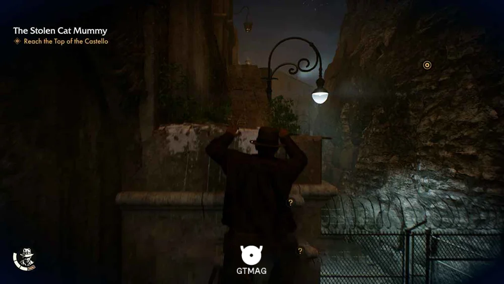 REACH THE TOP OF THE CASTELLO - راهنمای ماموریت The Stolen Cat Mummy در Indiana Jones and the Great Circle
