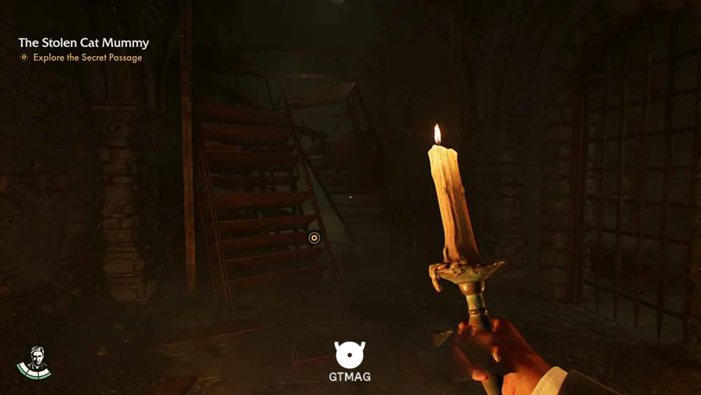 EXPLORE THE SECRET PASSAGE - راهنمای ماموریت The Stolen Cat Mummy در Indiana Jones and the Great Circle