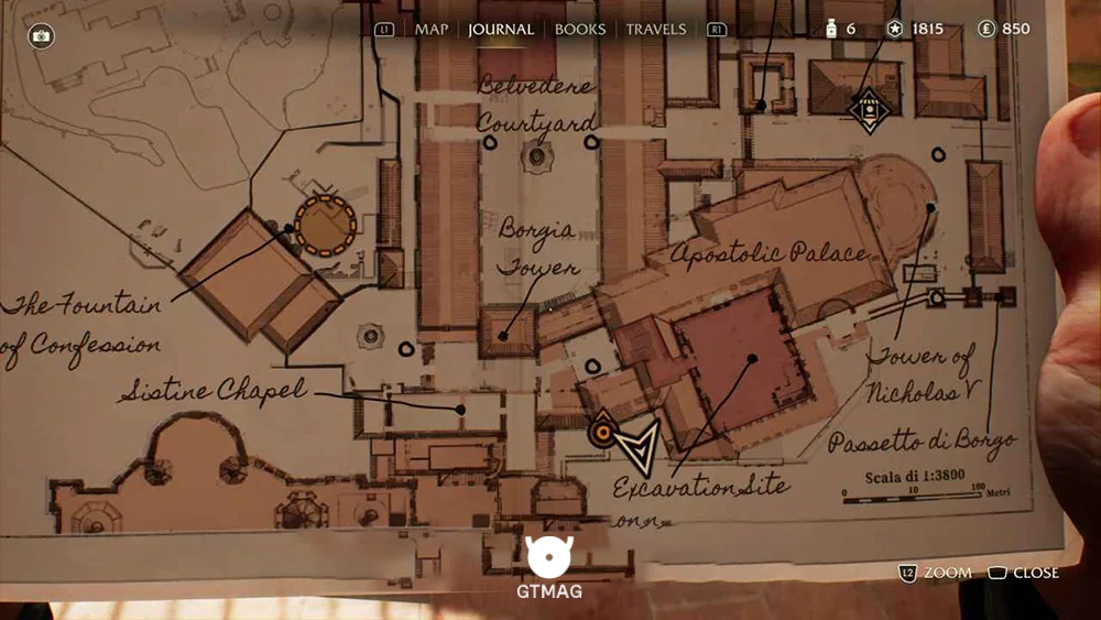 Medicine Bottle .9: Laundry Area - راهنمای ماموریت The Stolen Cat Mummy در Indiana Jones and the Great Circle