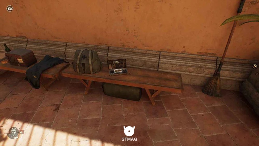 Medicine Bottle .9: Laundry Area - راهنمای ماموریت The Stolen Cat Mummy در Indiana Jones and the Great Circle