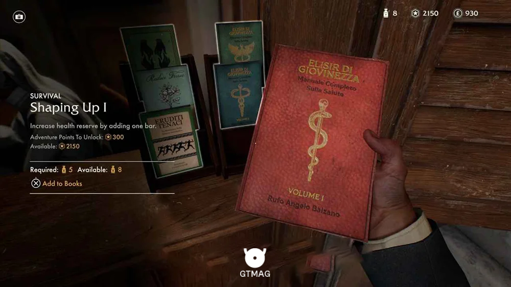 Adventure Book .18: Shaping Up I Trade for 5 Medicine Bottles Requires 300 AP - راهنمای ماموریت The Stolen Cat Mummy در Indiana Jones and the Great Circle