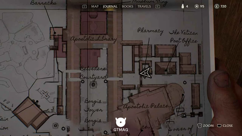 Adventure Book .20: Moxie I Trade for 5 Medicine Bottles Requires 250 AP - راهنمای ماموریت The Stolen Cat Mummy در Indiana Jones and the Great Circle