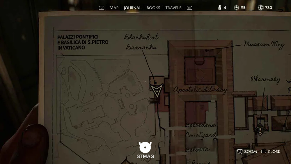 Medicine Bottle .15: Blackshirt Barracks - راهنمای ماموریت The Stolen Cat Mummy در Indiana Jones and the Great Circle