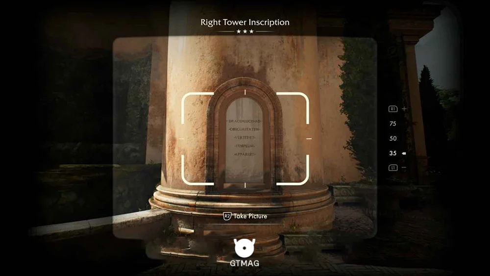 Adventure Note .23: Right Tower Inscription - راهنمای ماموریت The Stolen Cat Mummy در Indiana Jones and the Great Circle
