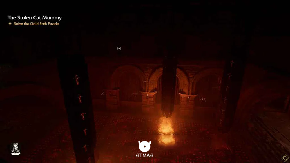 SOLVE THE GOLD PATH PUZZLE - راهنمای ماموریت The Stolen Cat Mummy در Indiana Jones and the Great Circle