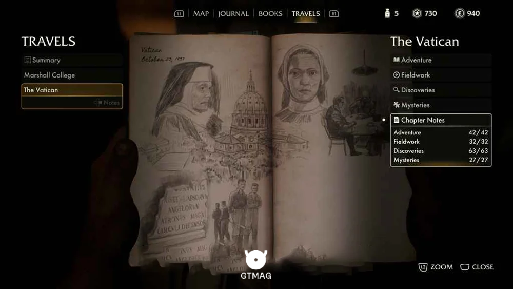 Adventure Note .42: Artifacts List 15 AP - راهنمای ماموریت The Stolen Cat Mummy در Indiana Jones and the Great Circle