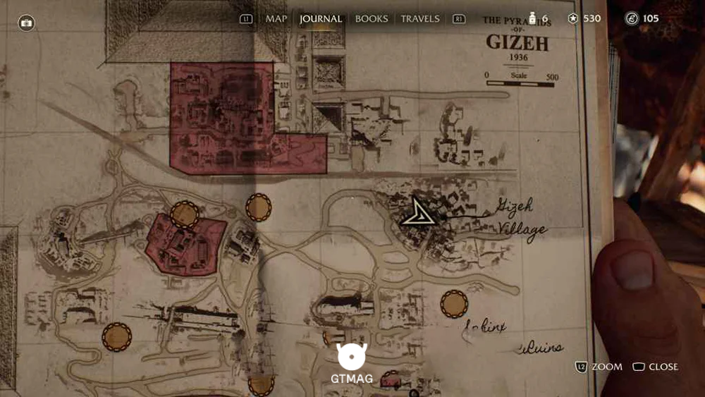 Adventure Book .9: Gizeh Books - راهنمای ماموریت The Idol of Ra در Indiana Jones and the Great Circle