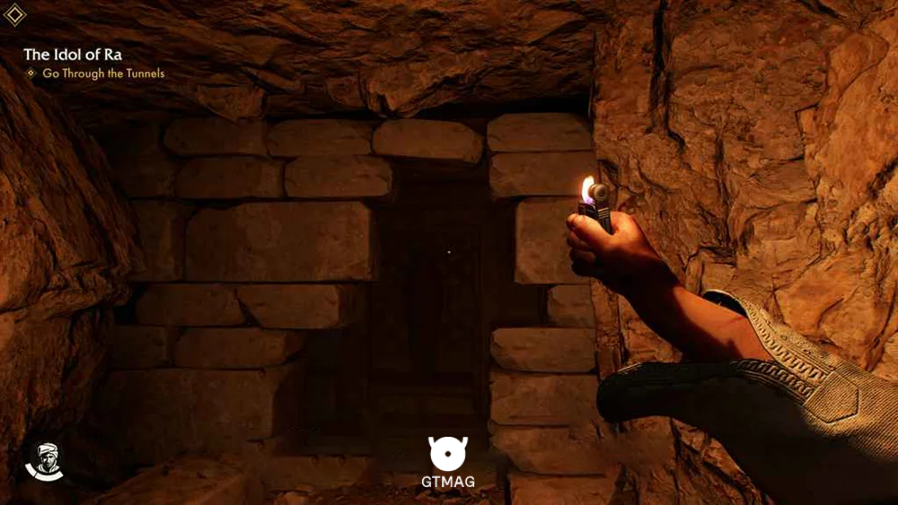 GO THROUGH THE TUNNELS - راهنمای ماموریت The Idol of Ra در Indiana Jones and the Great Circle