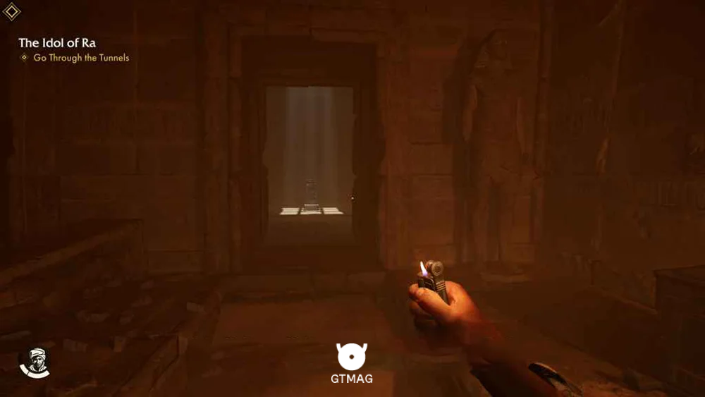 GO THROUGH THE TUNNELS - راهنمای ماموریت The Idol of Ra در Indiana Jones and the Great Circle