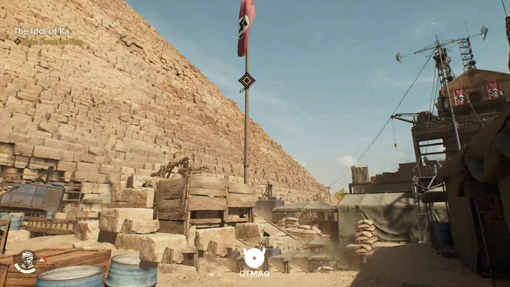 TAKE DOWN THE FLAG - راهنمای ماموریت The Idol of Ra در Indiana Jones and the Great Circle