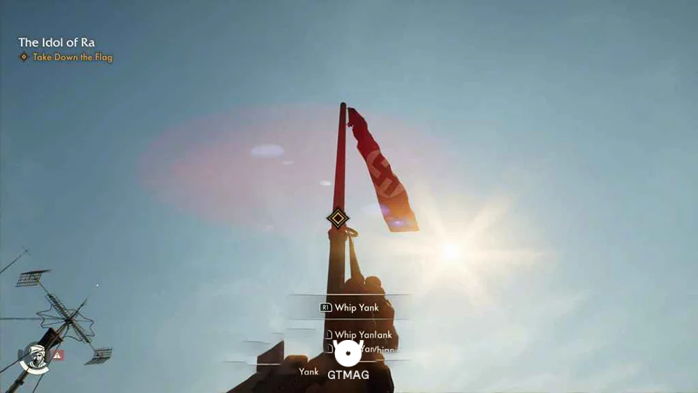 TAKE DOWN THE FLAG - راهنمای ماموریت The Idol of Ra در Indiana Jones and the Great Circle