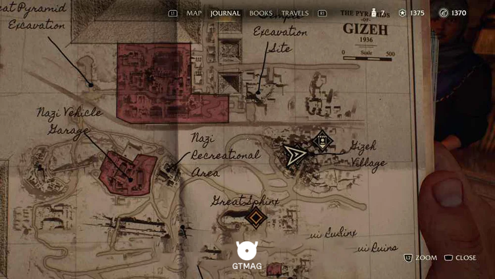 Adventure Book .16: Gizeh Artifacts 350£ - راهنمای ماموریت The Idol of Ra در Indiana Jones and the Great Circle