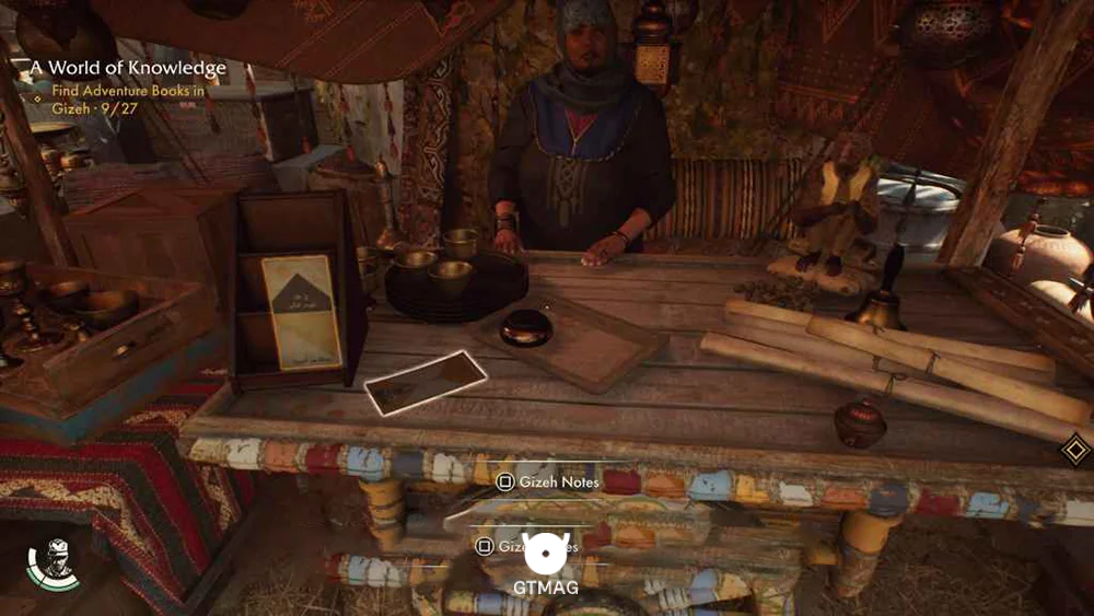 Adventure Book .16: Gizeh Artifacts 350£ - راهنمای ماموریت The Idol of Ra در Indiana Jones and the Great Circle