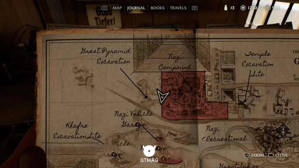 Adventure Book .18: Pitcher Requires 325 AP - راهنمای ماموریت The Idol of Ra در Indiana Jones and the Great Circle