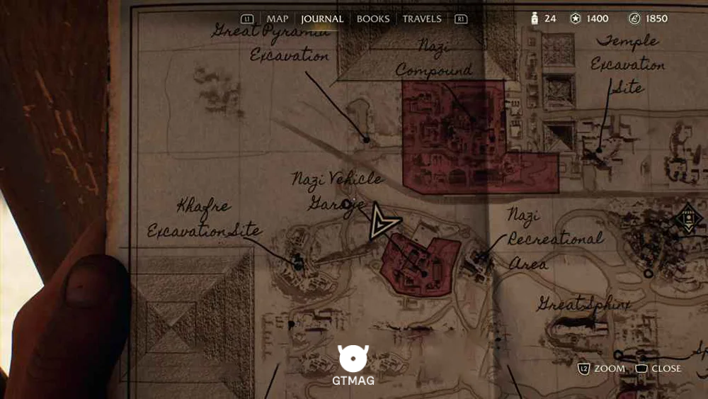 Discovery Note .59: Code Note 25 AP - راهنمای ماموریت The Idol of Ra در Indiana Jones and the Great Circle