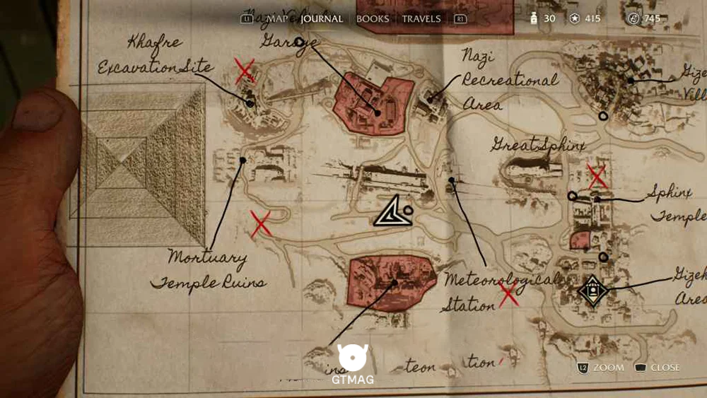 Adventure Book .23: Jumbo LassoRequires 325 AP - راهنمای ماموریت The Idol of Ra در Indiana Jones and the Great Circle