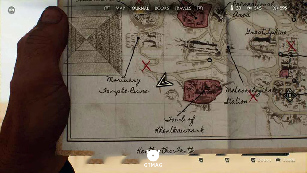 Discovery Note .66: Menkaure’s Pyramid 35 AP - راهنمای ماموریت The Idol of Ra در Indiana Jones and the Great Circle