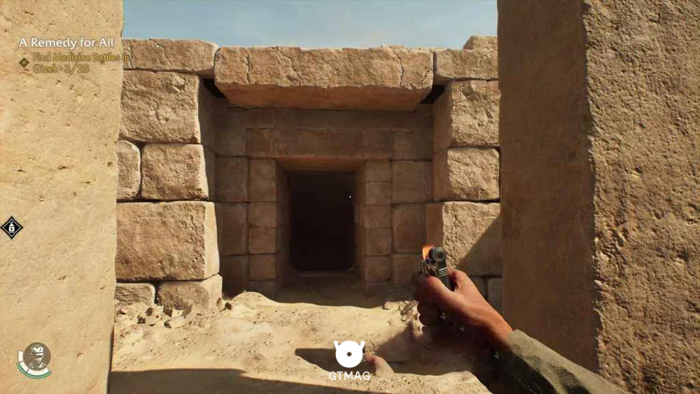Medicine Bottle .25: Sphinx Temple Ruins - راهنمای ماموریت The Idol of Ra در Indiana Jones and the Great Circle