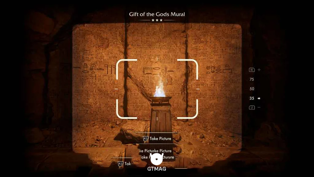 Adventure Note .26: Gift of the Gods Mural 45 AP - راهنمای ماموریت The Idol of Ra در Indiana Jones and the Great Circle