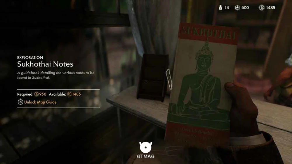 Adventure Book .14: Sukhothai Notes - مکان Collectibleهای Sukhothai در Indiana Jones and the Great Circle