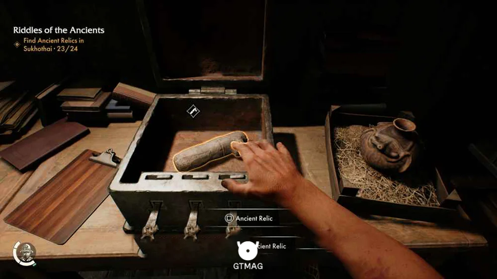 Ancient Relic .7: Serpent&rsquo;s Chest - مکان Collectibleهای Sukhothai در Indiana Jones and the Great Circle