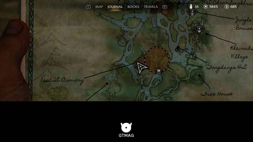 Mystery Note .14: Monkey Warning - مکان Collectibleهای Sukhothai در Indiana Jones and the Great Circle