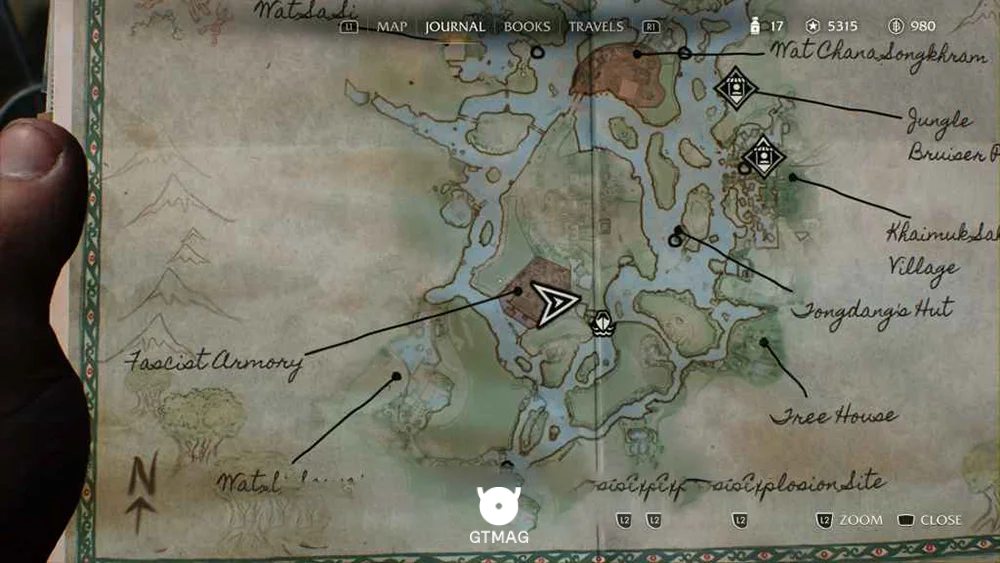 Ancient Relic .15: Secret Armory - مکان Collectibleهای Sukhothai در Indiana Jones and the Great Circle